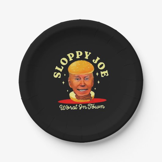 Sloppy Joe Biden Anti President Pappteller (Vorderseite)