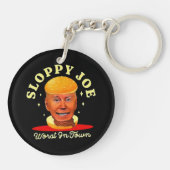 Sloppy Joe Biden Anti President Schlüsselanhänger (Rückseite)