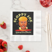 Sloppy Joe Biden Anti President Serviette (Beispiel)