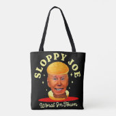 Sloppy Joe Biden Anti President Tasche (Rückseite)