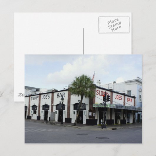 Sloppy Joe Postkarte (Vorne/Hinten)