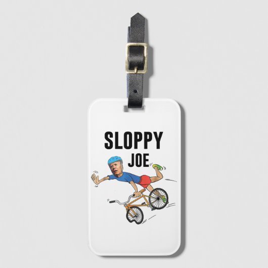 Sloppy Joe Tee Running The Country Is Like Riding Gepäckanhänger (Vorderseite Vertikal)