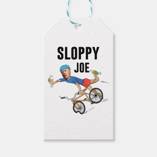Sloppy Joe Tee Running The Country Is Like Riding Geschenkanhänger (Vorderseite)