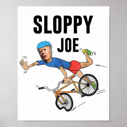 Sloppy Joe Tee Running The Country Is Like Riding Poster (Vorne)