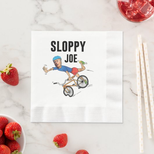 Sloppy Joe Tee Running The Country Is Like Riding Serviette (Beispiel)