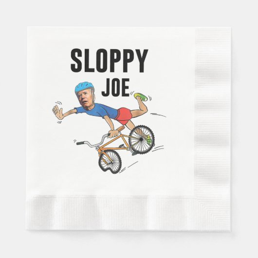 Sloppy Joe Tee Running The Country Is Like Riding Serviette (Vorderseite)