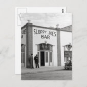Sloppy Joe's Bar, 1938 Postkarte (Vorne/Hinten)