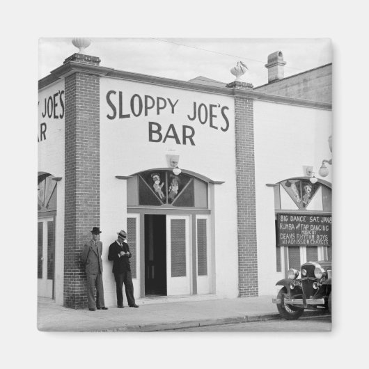 Sloppy Joe's Bar, Key West, 1930er Magnet (Vorne)