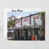 Sloppy Joe's Bar Postkarte (Vorne/Hinten)