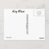 Sloppy Joe's Bar Postkarte (Rückseite)