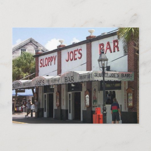 Sloppy Joe's Bar Postkarte (Vorderseite)