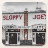 Sloppy Joe's Key West-Untersetzer Rechteckiger Pappuntersetzer (Vorderseite)
