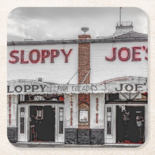 Sloppy Joe's Key West-Untersetzer Rechteckiger Pappuntersetzer