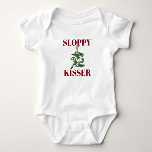 Sloppy Kisser Baby Bodysuit Baby Strampler (Vorderseite)