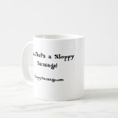 SloppySausage.com-Kaffee-Tasse Kaffeetasse (Vorderseite Links)