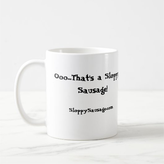 SloppySausage.com-Kaffee-Tasse Kaffeetasse (Links)