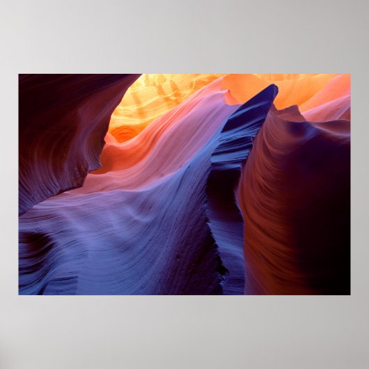 Slot Canyon Landschaft Poster (Vorne)