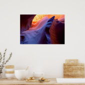 Slot Canyon Landschaft Poster (Küche)