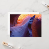 Slot Canyon Landschaftlich Karte (Vorderseite/Rückseite Beispiel)