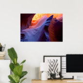 Slot Canyon Landschaftlich Poster (Heimbüro)