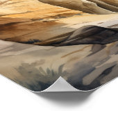 Slot Canyons Utah Landschaft Art Printing Poster (Ecke)