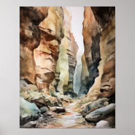 Slot Canyons Utah Landschaft Art Printing Poster