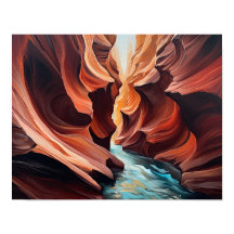 Slot Canyons Utah Landschaft Art Printing Poster
