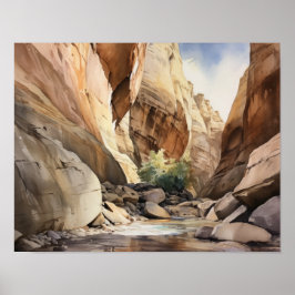 Slot Canyons Utah Landschaft Art Printing Poster