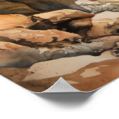 Slot Canyons Utah Landschaft Art Printing Poster (Ecke)