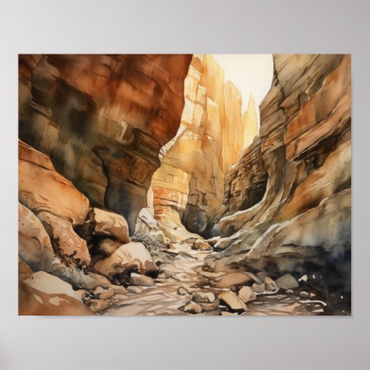 Slot Canyons Utah Landschaft Art Printing Poster (Vorne)