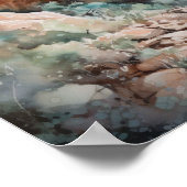 Slot Canyons Utah Landschaft Art Printing Poster (Ecke)