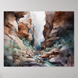 Slot Canyons Utah Landschaft Art Printing Poster