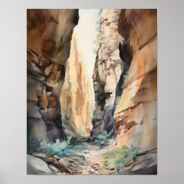 Slot Canyons Utah Landschaft Art Printing Poster