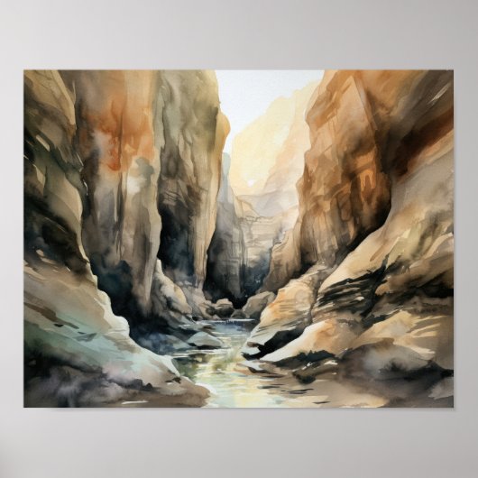 Slot Canyons Utah Landschaft Art Printing Poster (Vorne)