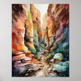 Slot Canyons Utah Landschaft Art Printing Poster