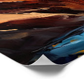 Slot Canyons Utah Landschaft Art Printing Poster (Ecke)