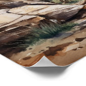 Slot Canyons Utah Landschaft Art Printing Poster (Ecke)