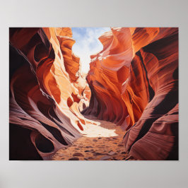 Slot Canyons Utah Landschaft Art Printing Poster