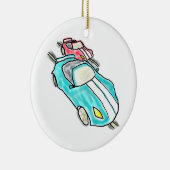 Slot Car Racing Keramik Ornament (Rechts)