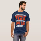 Slot Car Racing Petrol Head Car Lover retro friend T-Shirt (Vorne ganz)