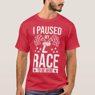 Slot Car Rennfahrer Racing Liebhaber I Pausierte M T-Shirt