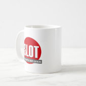 Slot Journal Coffee Tasse (Vorderseite Links)