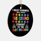 Slot Machine Gambling Casino Gambler Vegas Keramik Ornament (Rechts)