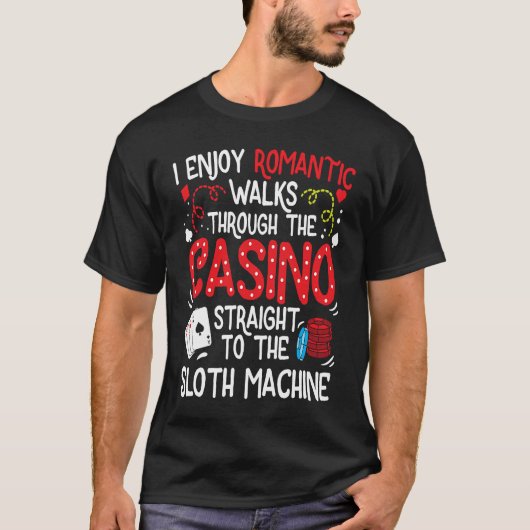 Slot Machine Gambling T-Shirt (Vorderseite)