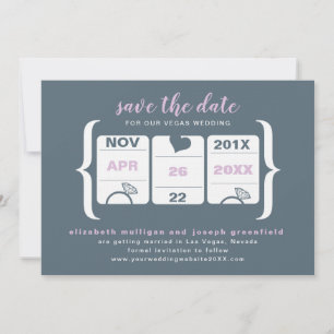 Slot Machine Hochzeit Terminankündigung Save The Date