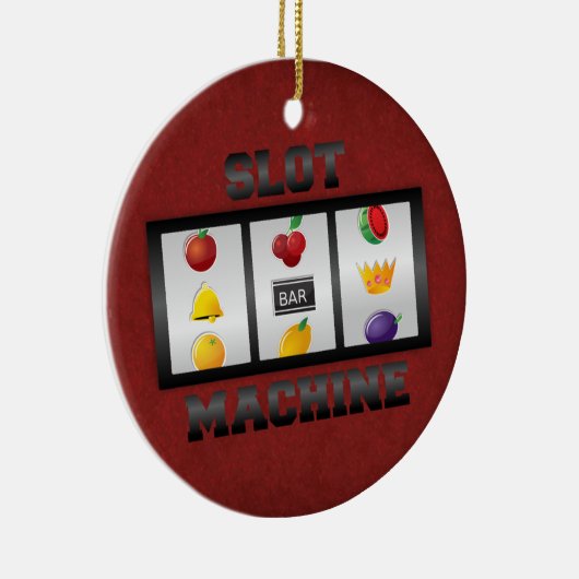 SLOT MACHINE KERAMIK ORNAMENT (Rechts)