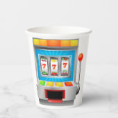 Slot Machine Pappbecher (Vorderseite)