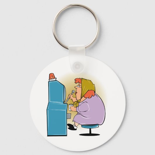 Slot Machine Slots - Play To Win Schlüsselanhänger (Vorderseite)