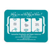 Slot-Maschine Hochfahren speichern Sie das Datum Magnet (Horizontal)