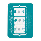 Slot-Maschine Hochfahren speichern Sie das Datum Magnet (Vertikal)